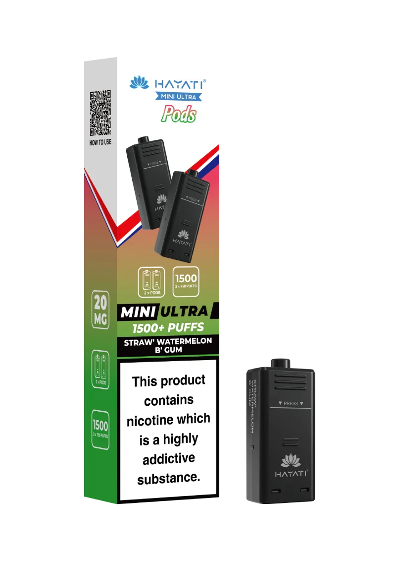 Hayati Mini Ultra 1500 Prefilled Pods