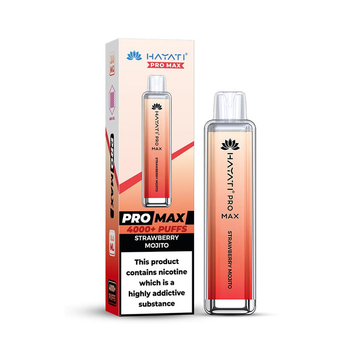 Hayati® Pro Max Disposable 4000+ Vape Kit Puffs (50mg)