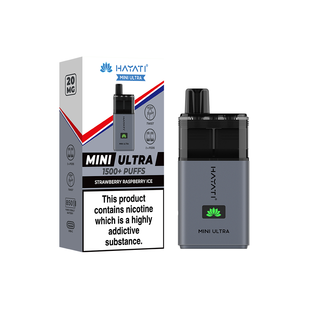 Hayati Mini Ultra 1500+ Puffs  Compliant Post June 1st