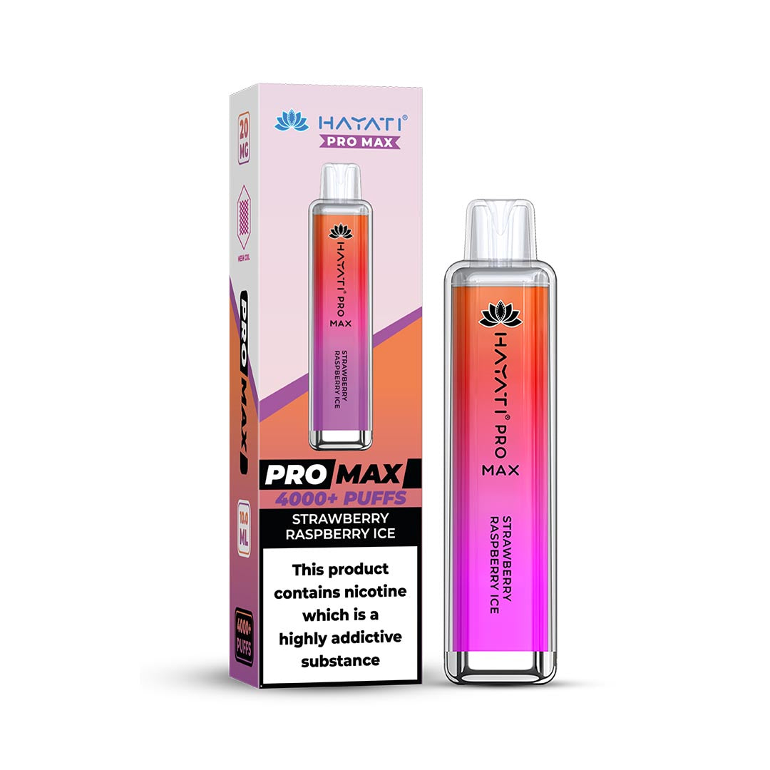 Hayati® Pro Max Disposable 4000+ Vape Kit Puffs (50mg)