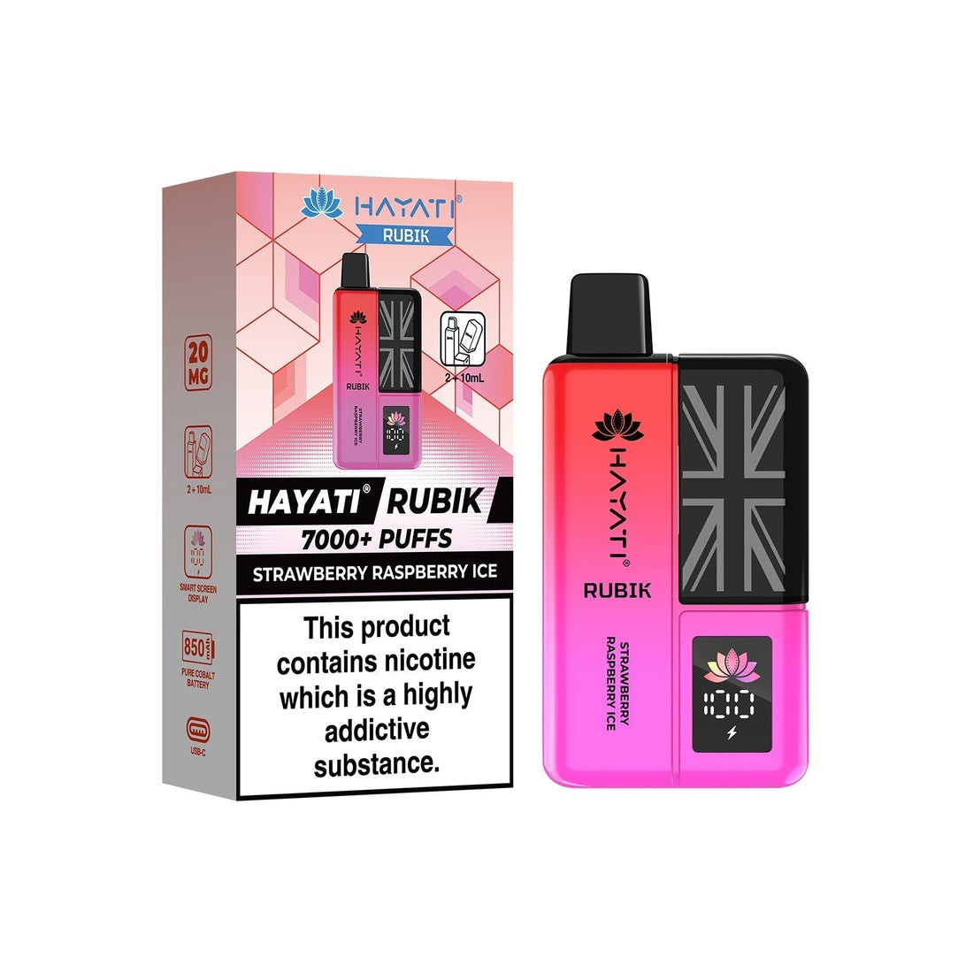 Hayati® Rubik Reusable Vape Kit (20mg)