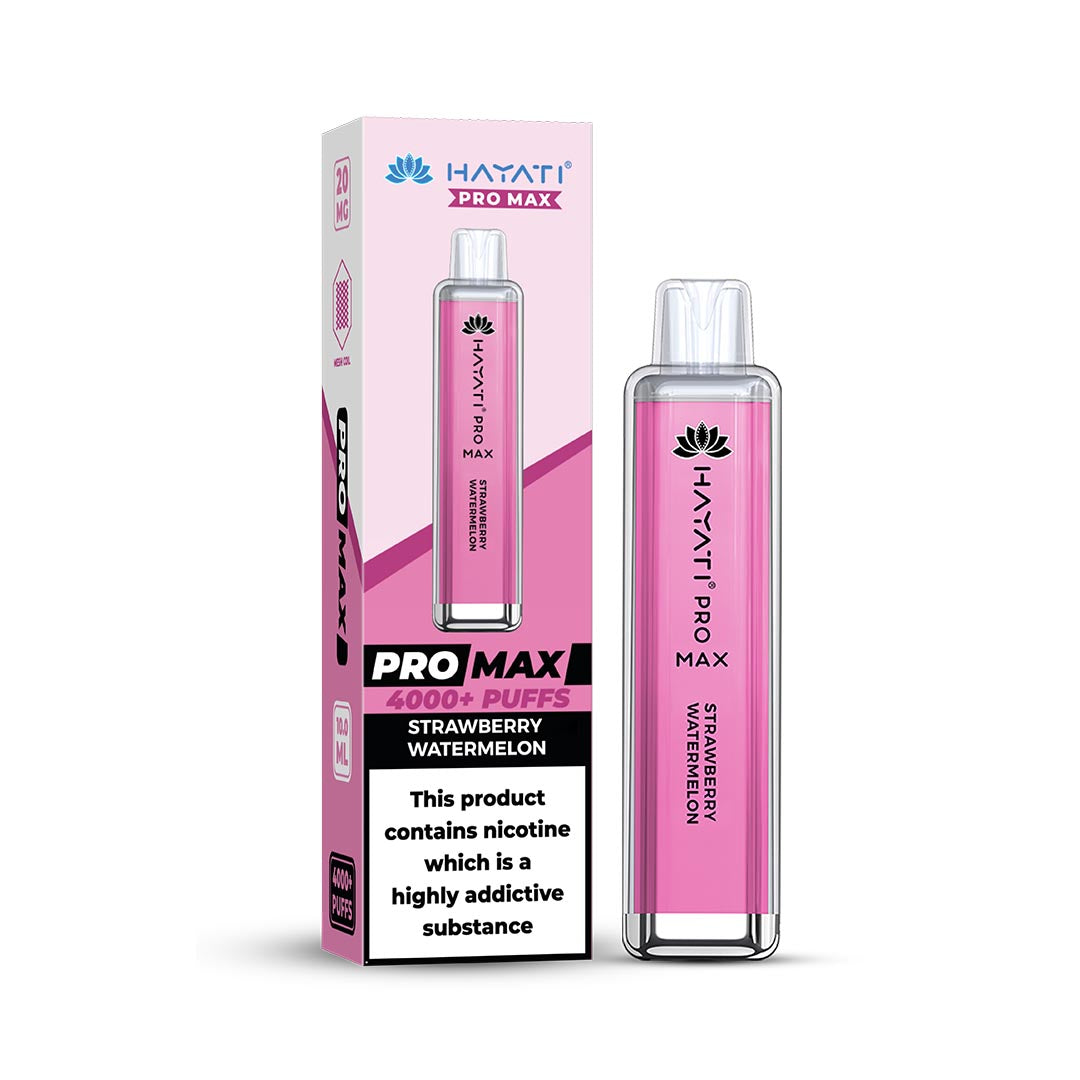 Hayati® Pro Max Disposable 4000+ Vape Kit Puffs (50mg)