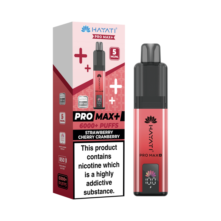 Hayati® Pro Max+ 6000+ Vape Kit (5mg)