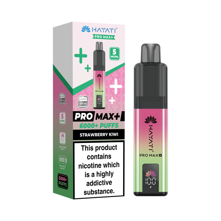 Hayati® Pro Max+ 6000+ Vape Kit (5mg)