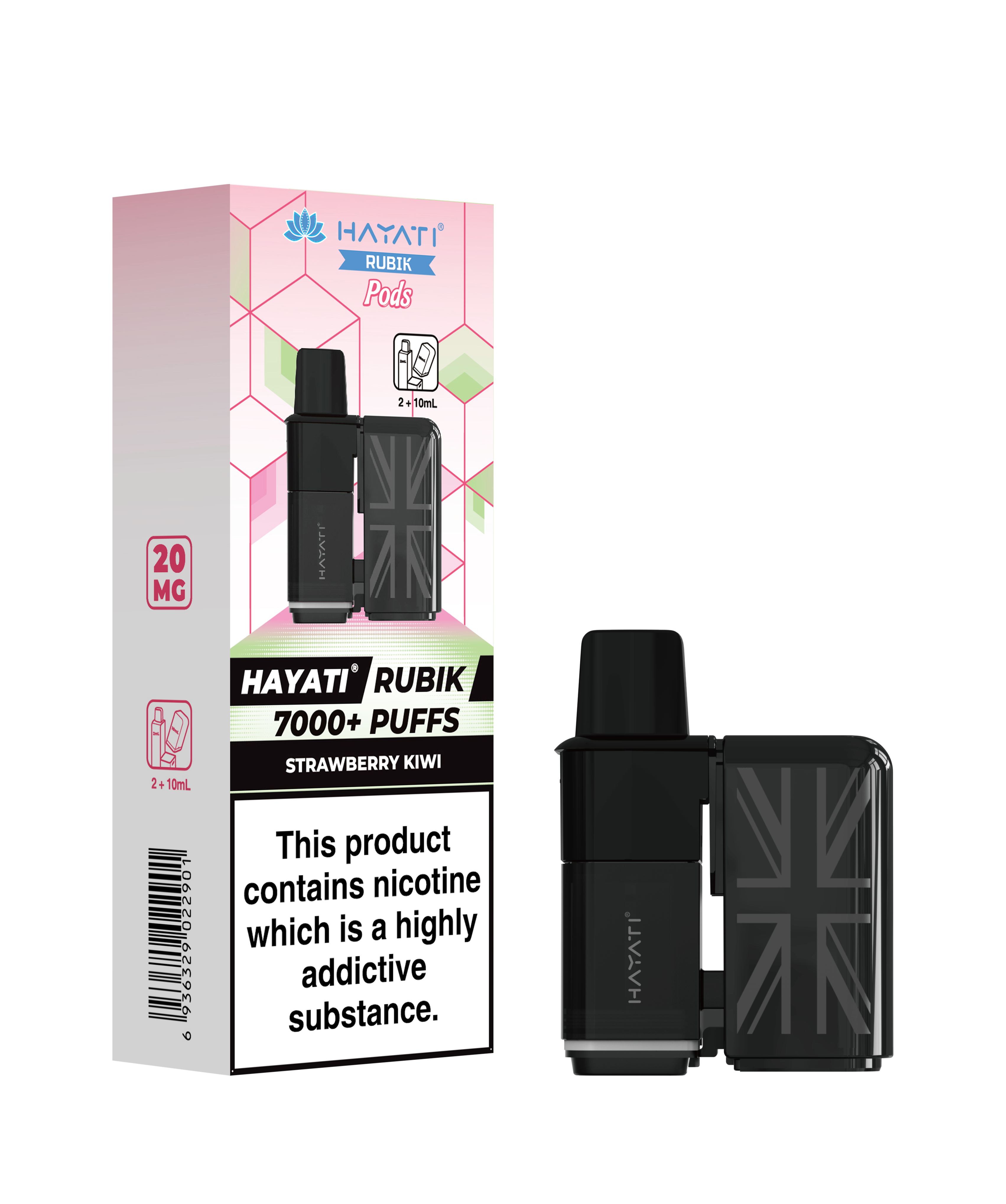 Hayati® Rubik Refillable Pods (20mg)