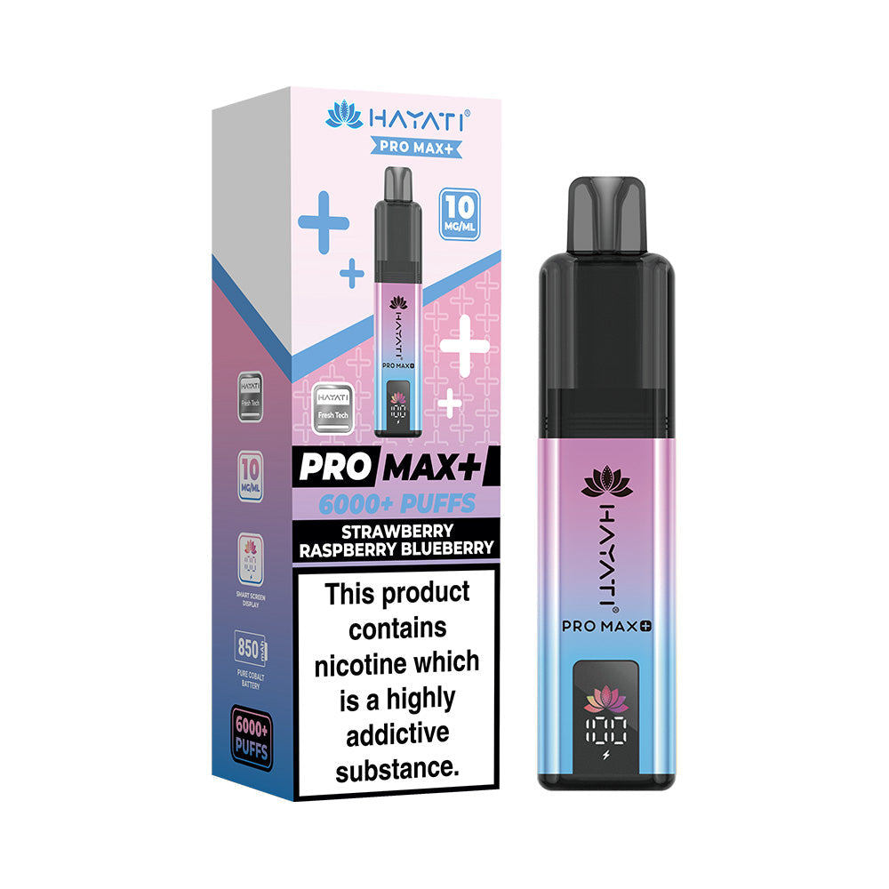 Hayati® Pro Max+ 6000+ Vape Kit (10mg)