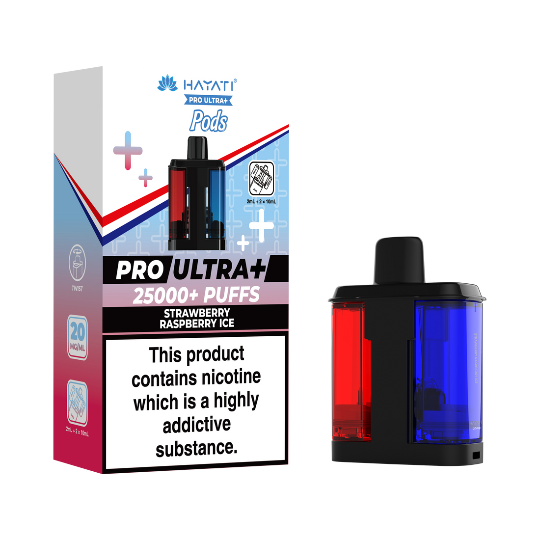 Hayati® Pro Ultra+ 25K Prefilled Pods (20mg)