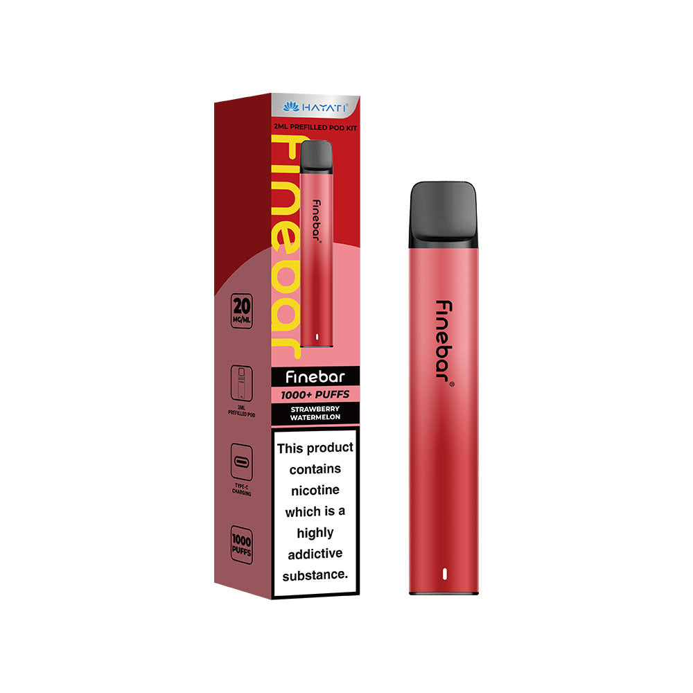 Hayati® Finebar 1000+ Vape Kit (20mg)
