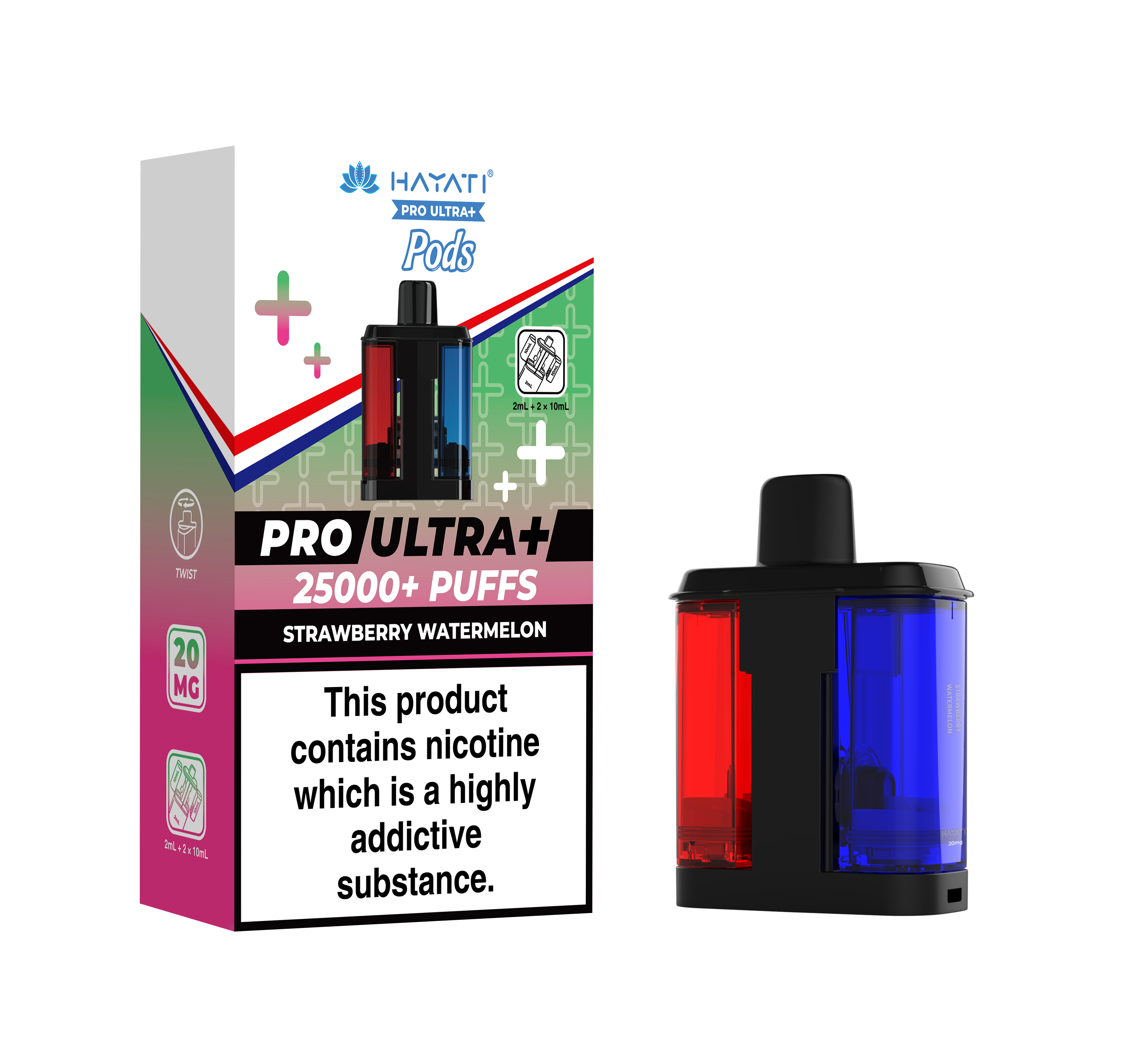 Hayati® Pro Ultra+ 25K Prefilled Pods (20mg)