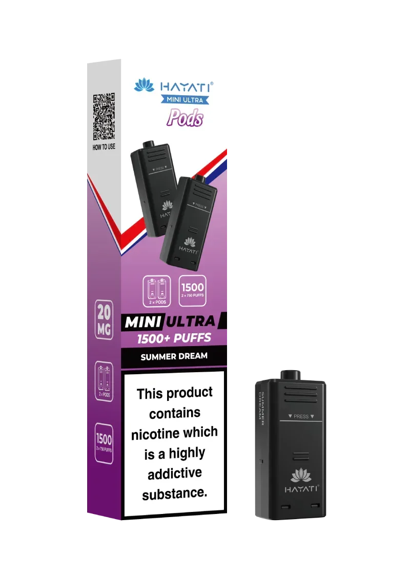 Hayati® Mini Ultra 1500+ Prefilled Pods (20mg)