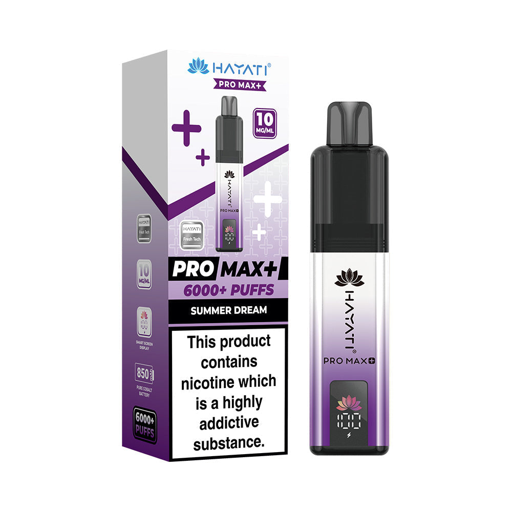 Hayati® Pro Max+ 6000+ Vape Kit (10mg)