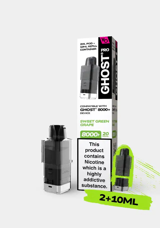 Ghost® 8000+ Prefilled Pods (20mg)