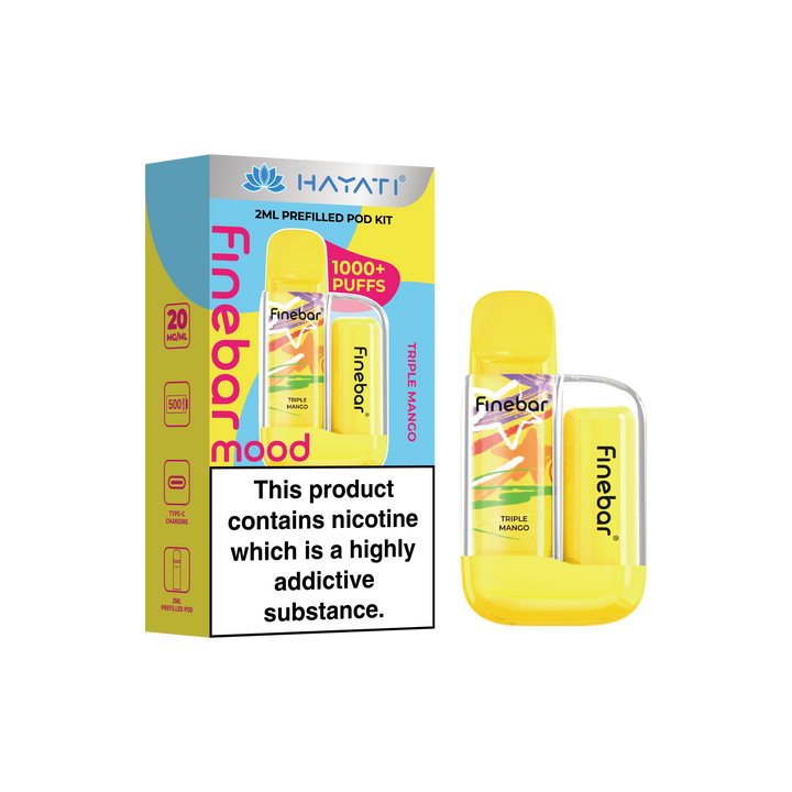 Hayati® Finebar Mood 2ml Prefilled Pod System (20mg)