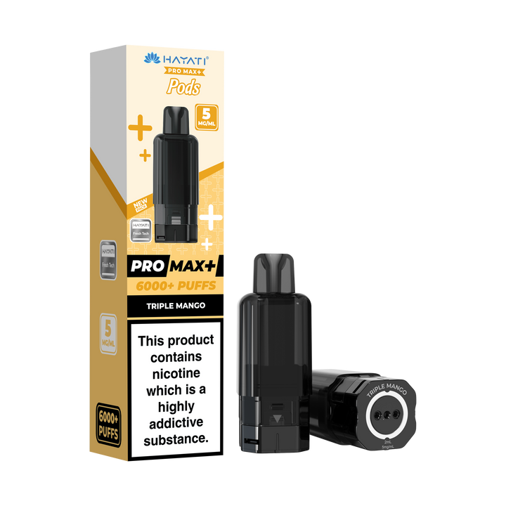Hayati® Pro Max+ 6000+ Pods (5mg)