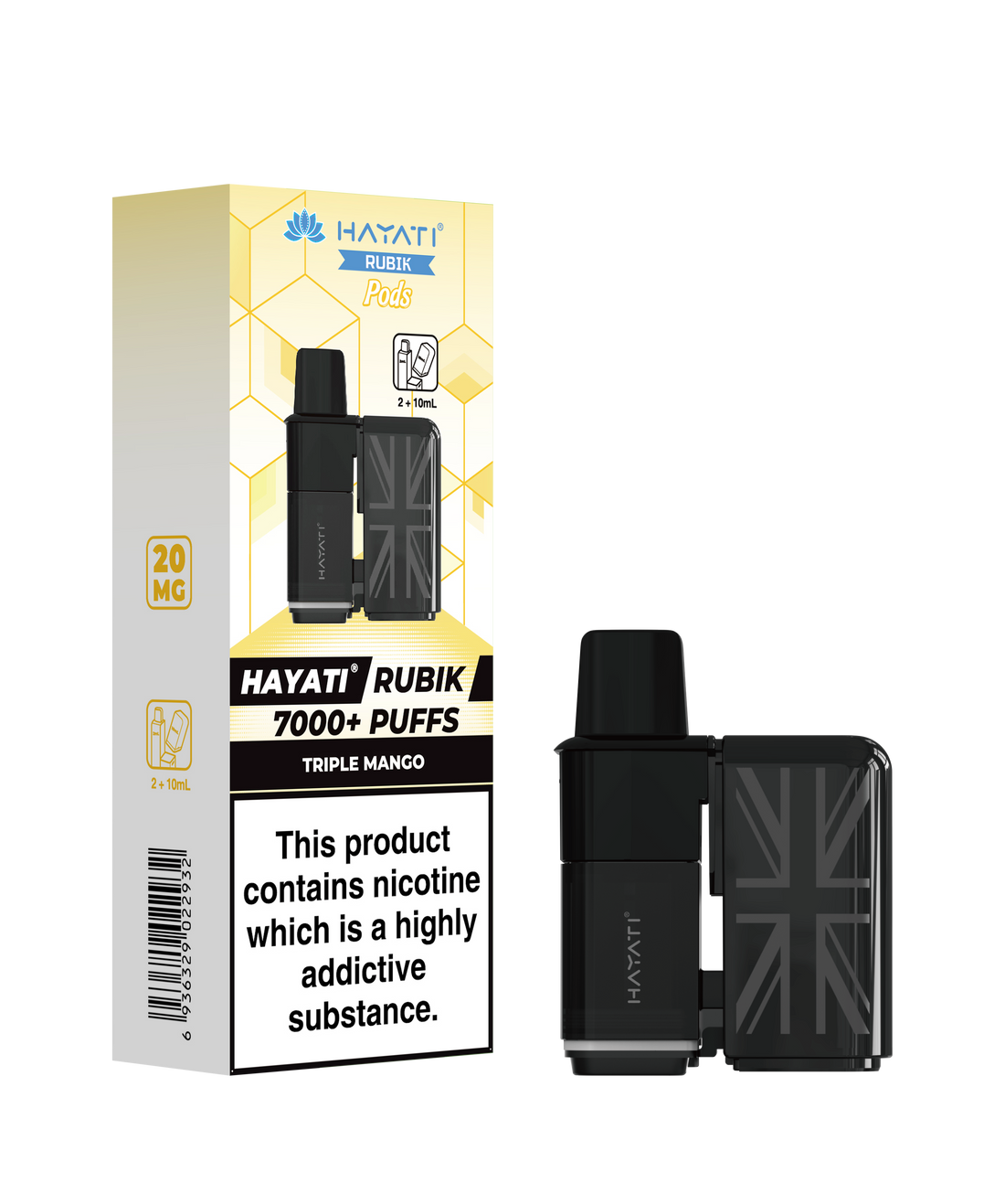 Hayati® Rubik Refillable Pods (20mg)