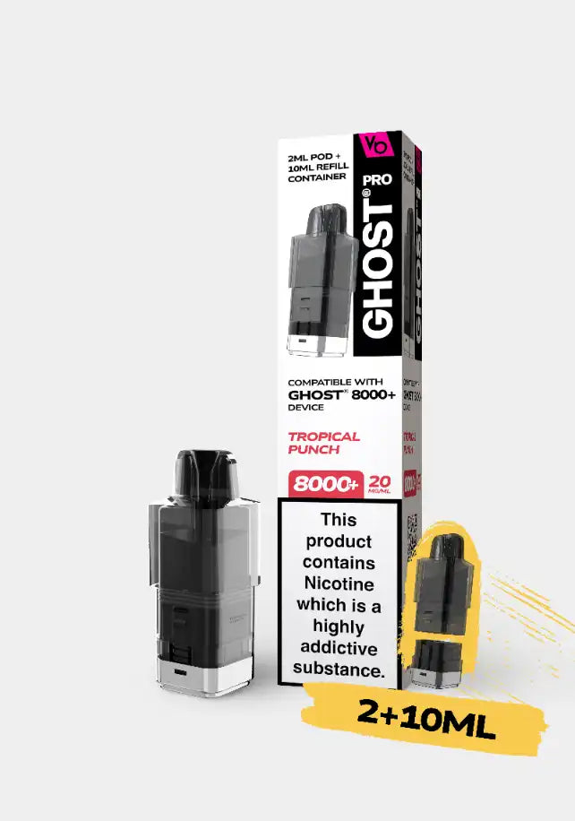 Ghost® 8000+ Prefilled Pods (20mg)