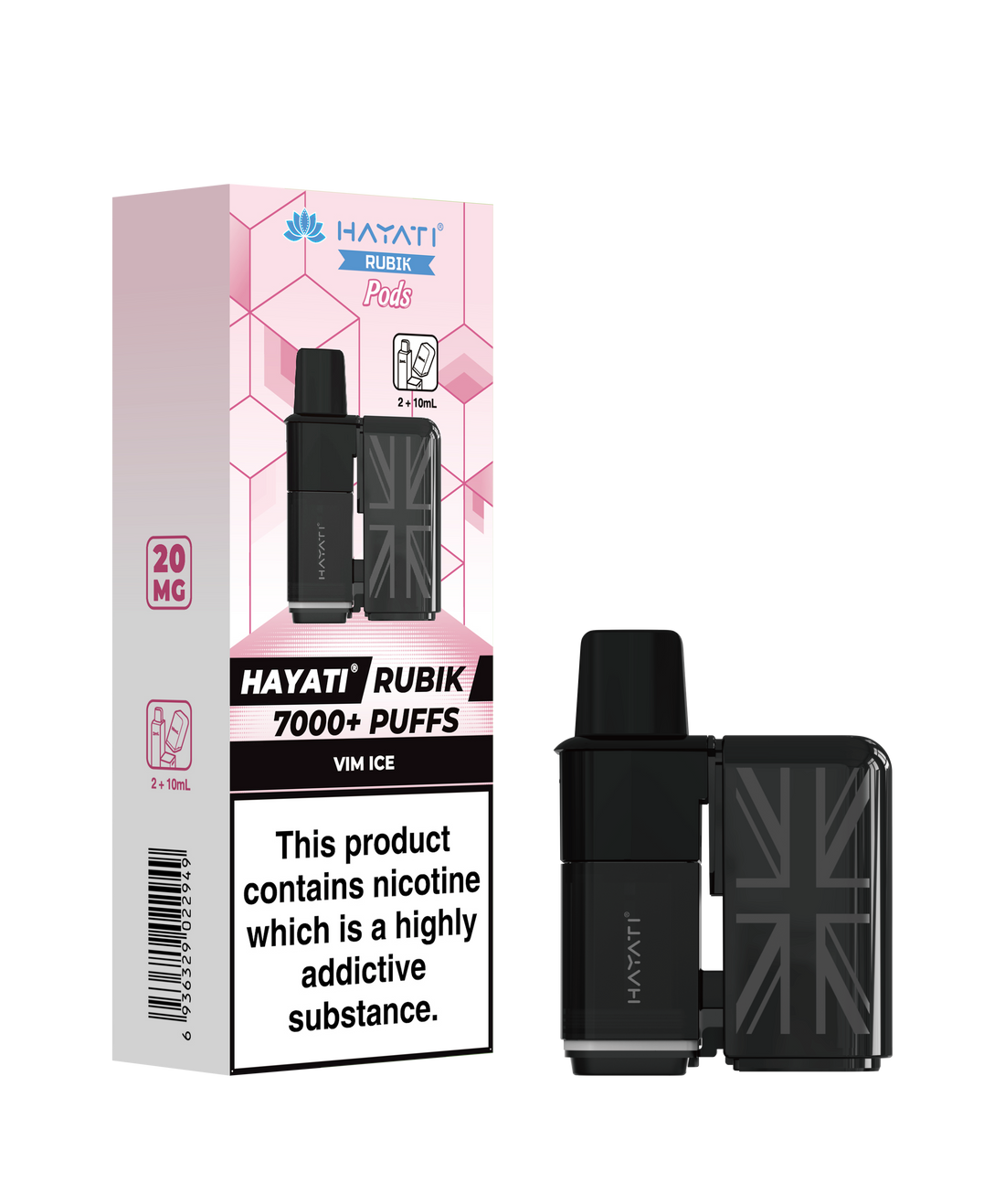 Hayati® Rubik Refillable Pods (20mg)