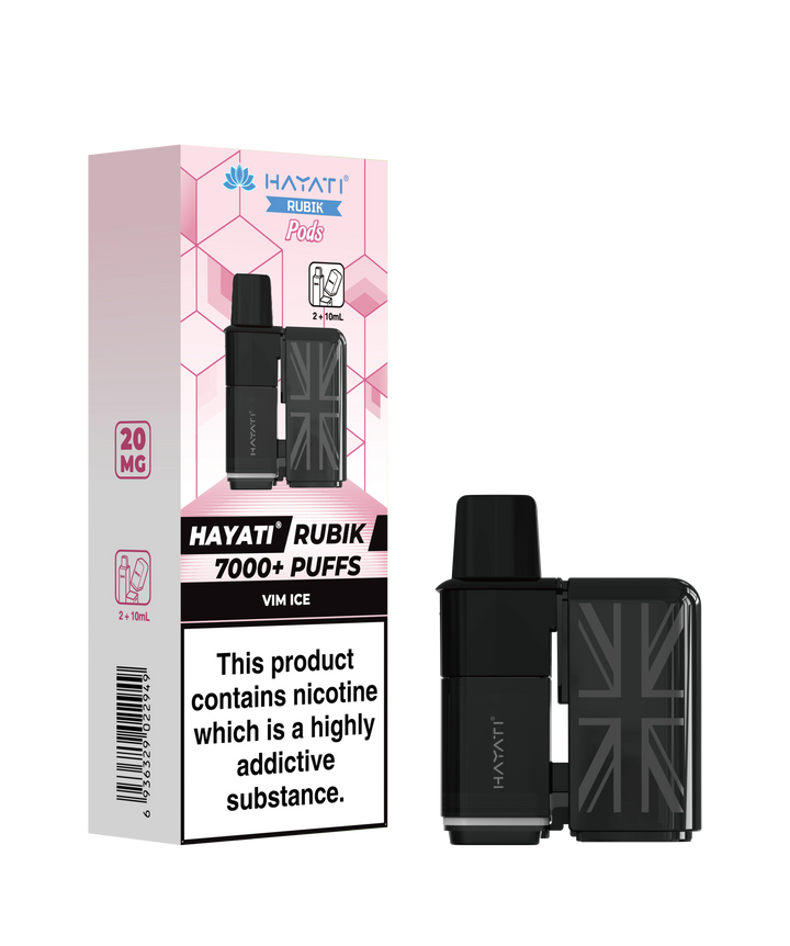Hayati® Rubik Refillable Pods (20mg)