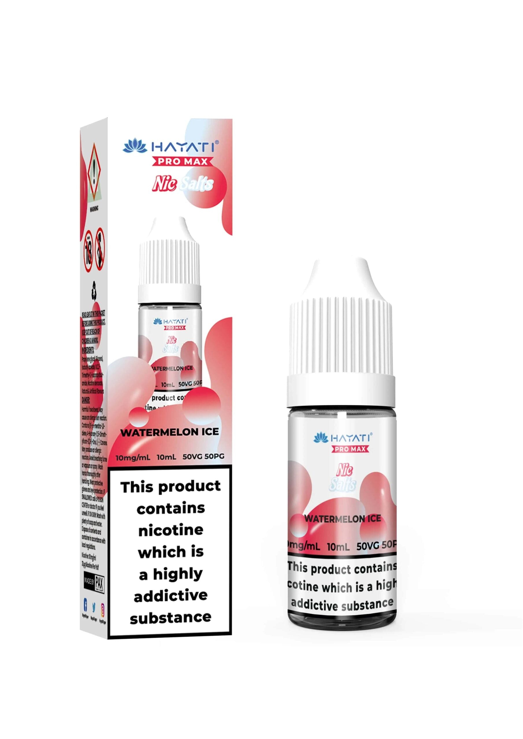 Hayati® Pro Max Nic Salts (20mg)
