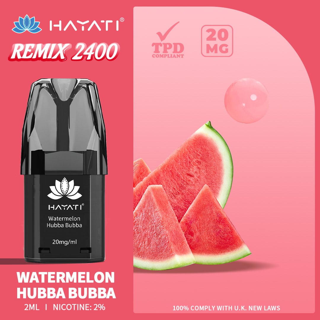 Hayati® Remix 2400 Pods (20mg)