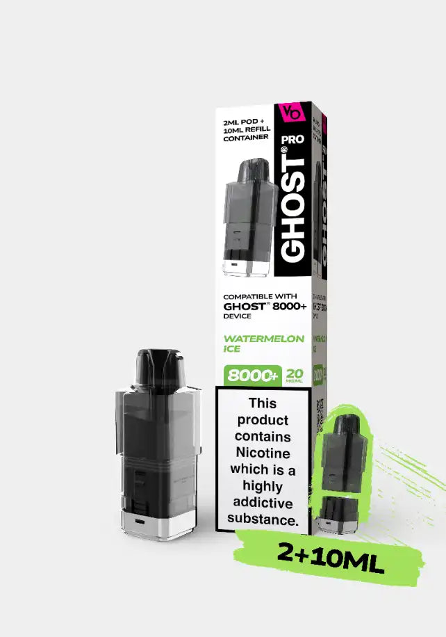 Ghost® 8000+ Prefilled Pods (20mg)