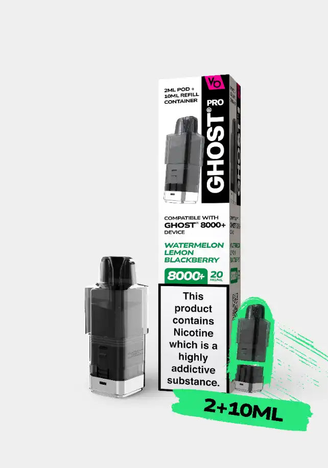 Ghost® 8000+ Prefilled Pods (20mg)