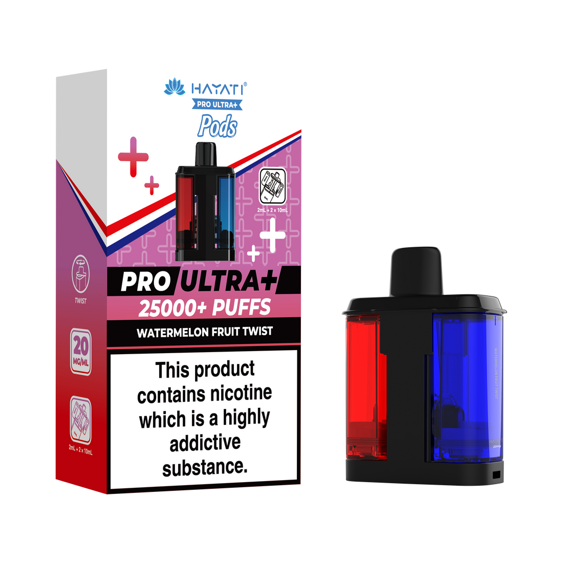 Hayati® Pro Ultra+ 25K Prefilled Pods (20mg)