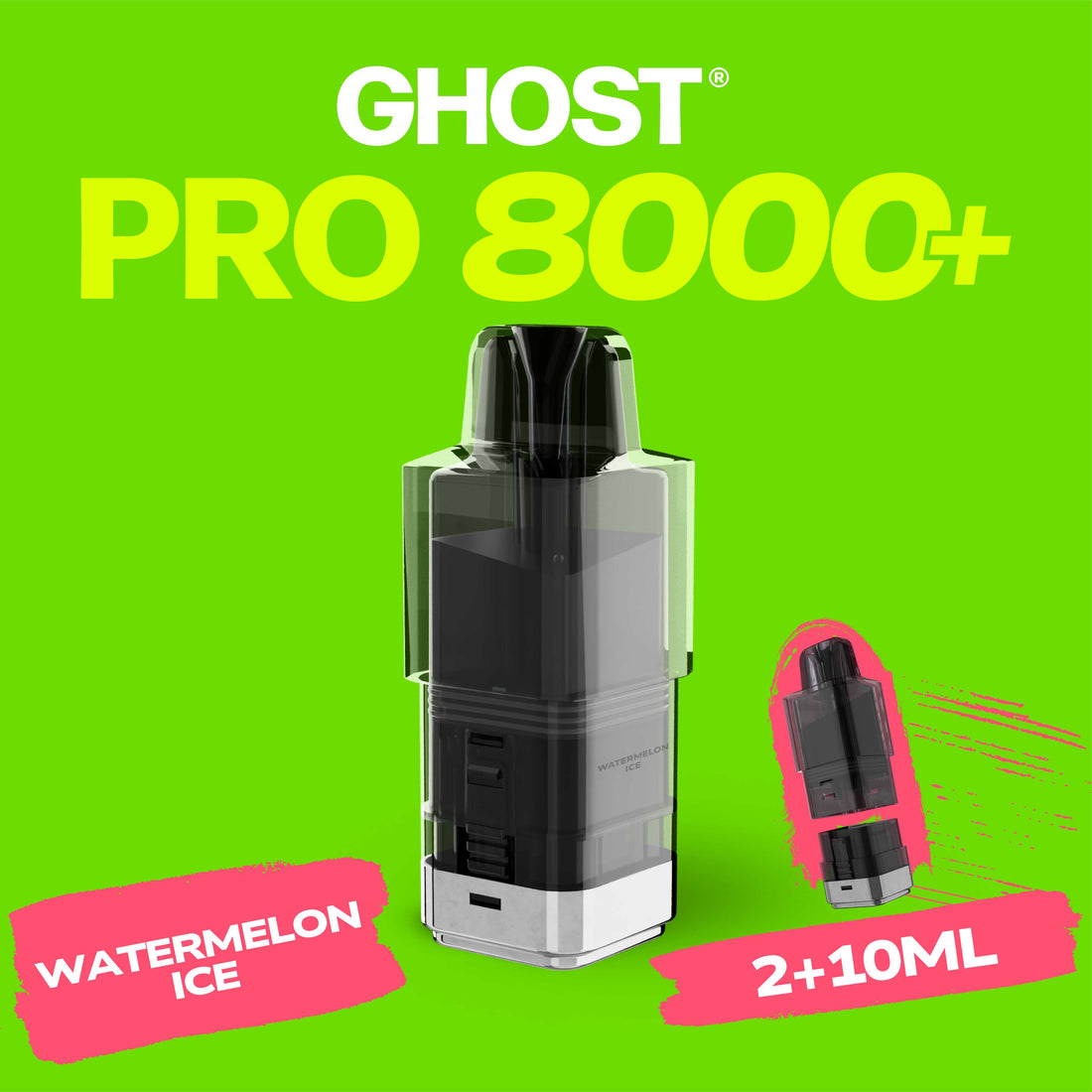 Ghost Pro 8000+ 2ml Pods