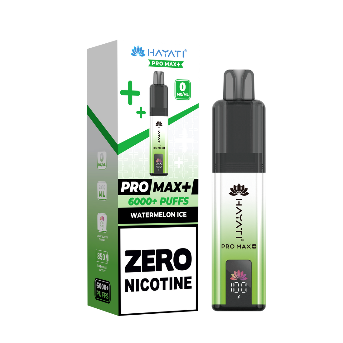 Hayati® Pro Max 6000 Plus Vape Kit ZERO (0mg)