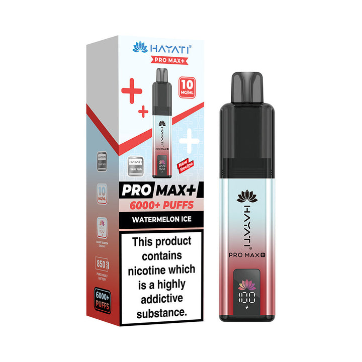 Hayati® Pro Max+ 6000+ Vape Kit (10mg)