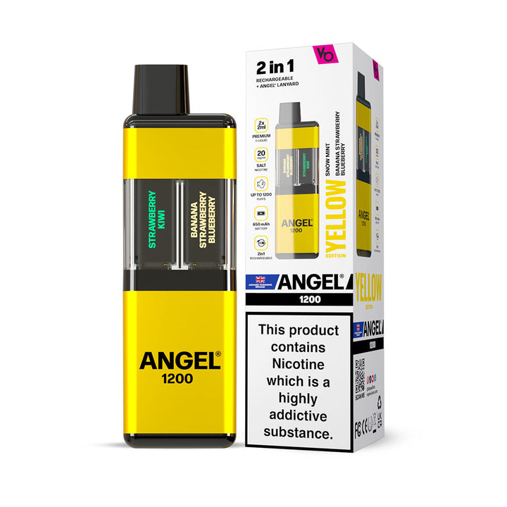 Angel® 1200 Reusable 2in1 Vape Kit (20mg)