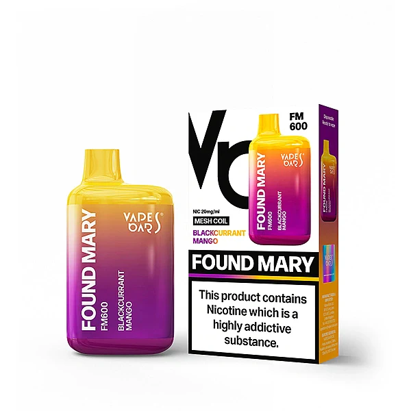 Vapes Bar Found Mary 600 20mg