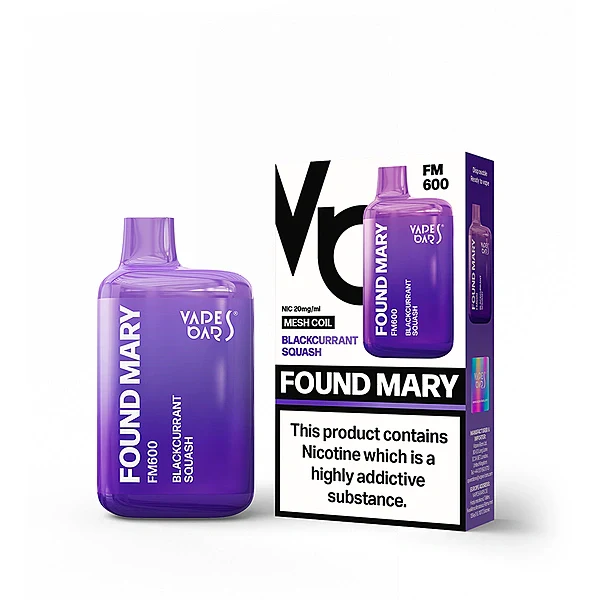 Vapes Bar Found Mary 600 20mg