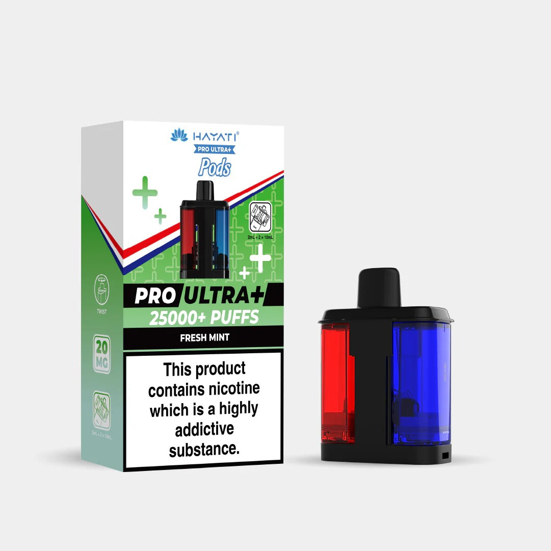 Hayati® Pro Ultra+ 25K Prefilled Pods (20mg)