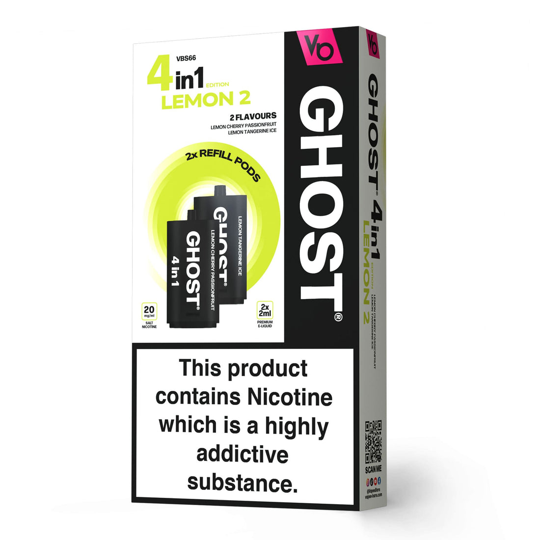 Ghost® VBS66 4in1 Prefilled Pods (20mg)