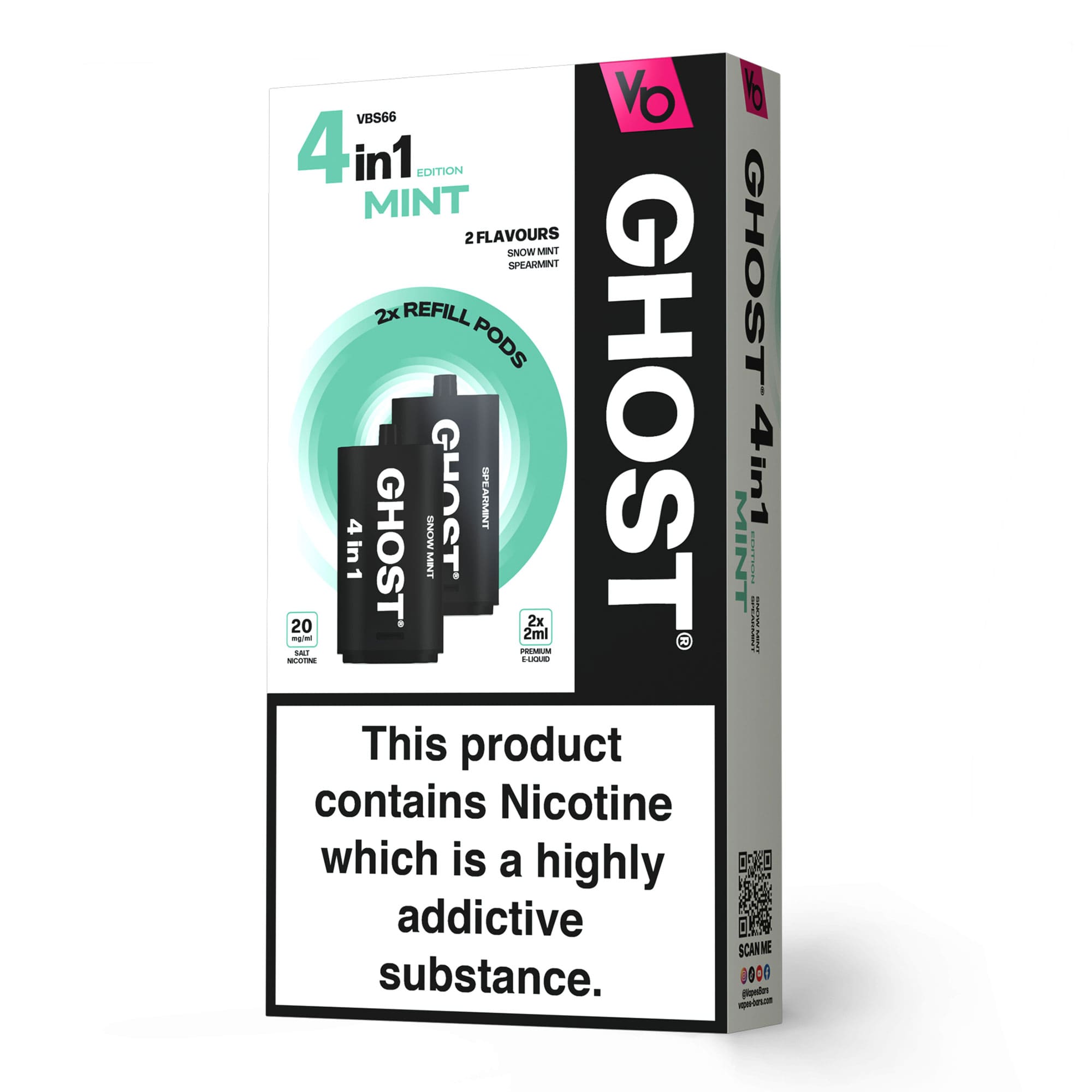Ghost® VBS66 4in1 Prefilled Pods (20mg)