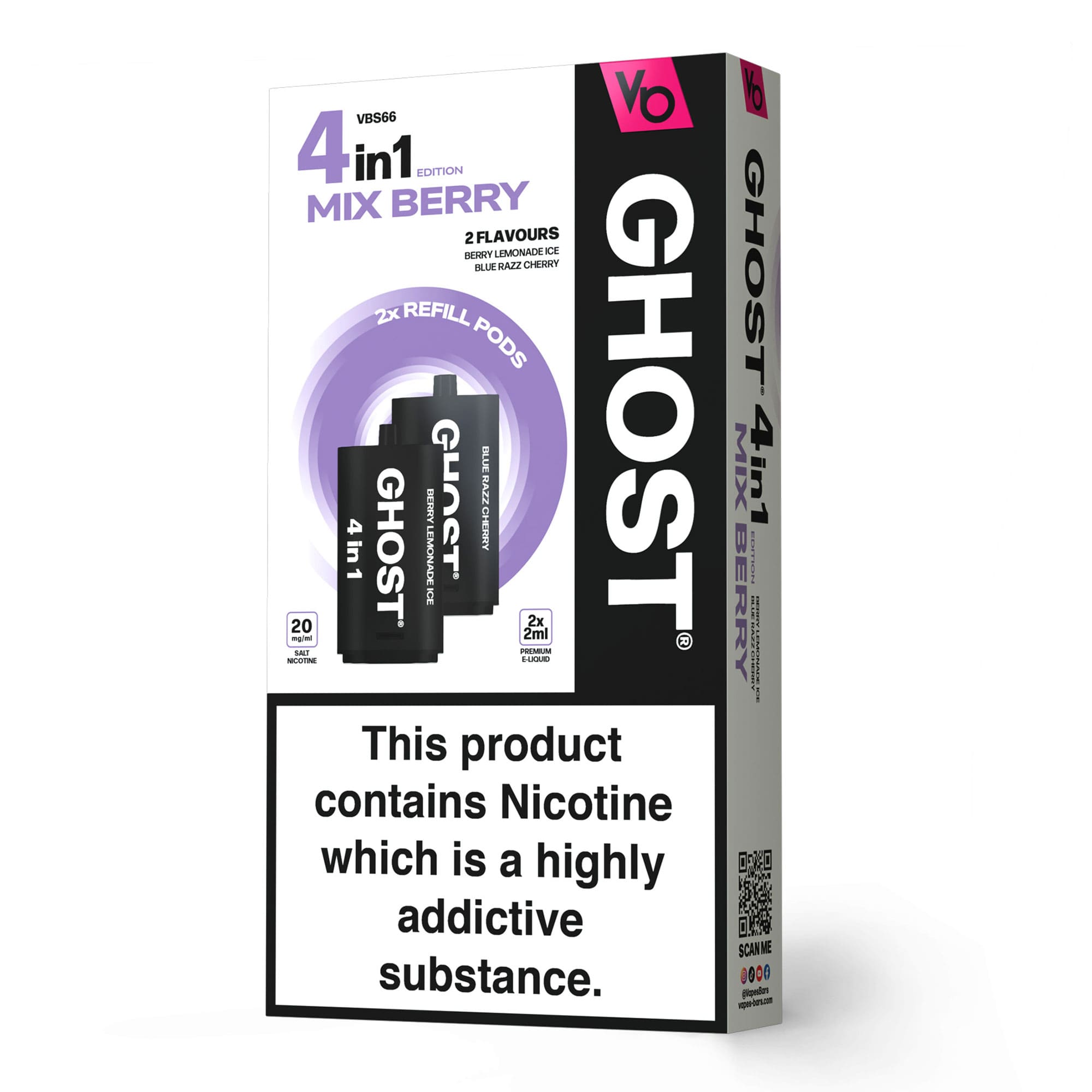 Ghost® VBS66 4in1 Prefilled Pods (20mg)