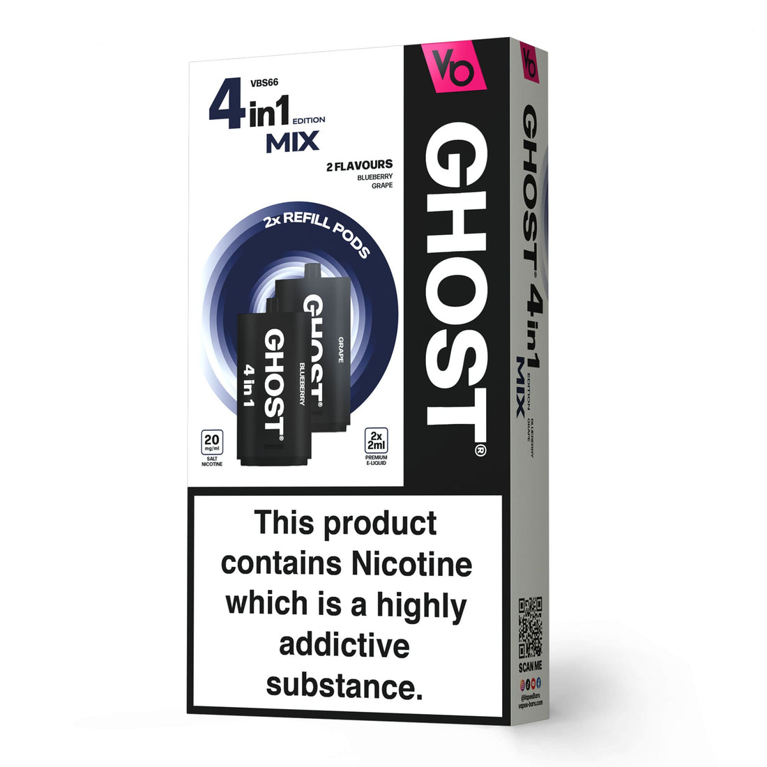 Ghost® VBS66 4in1 Prefilled Pods (20mg)