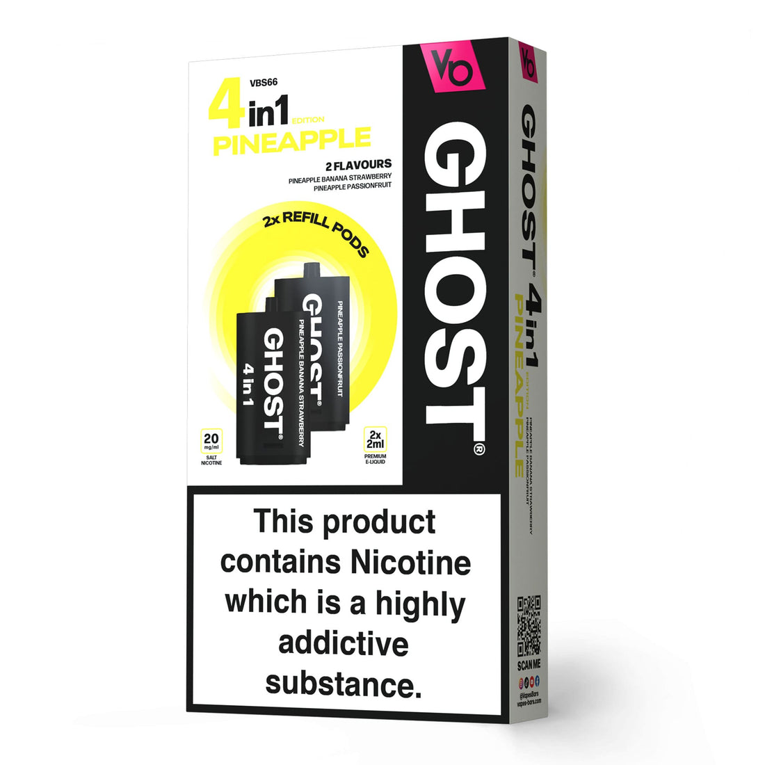 Ghost® VBS66 4in1 Prefilled Pods (20mg)