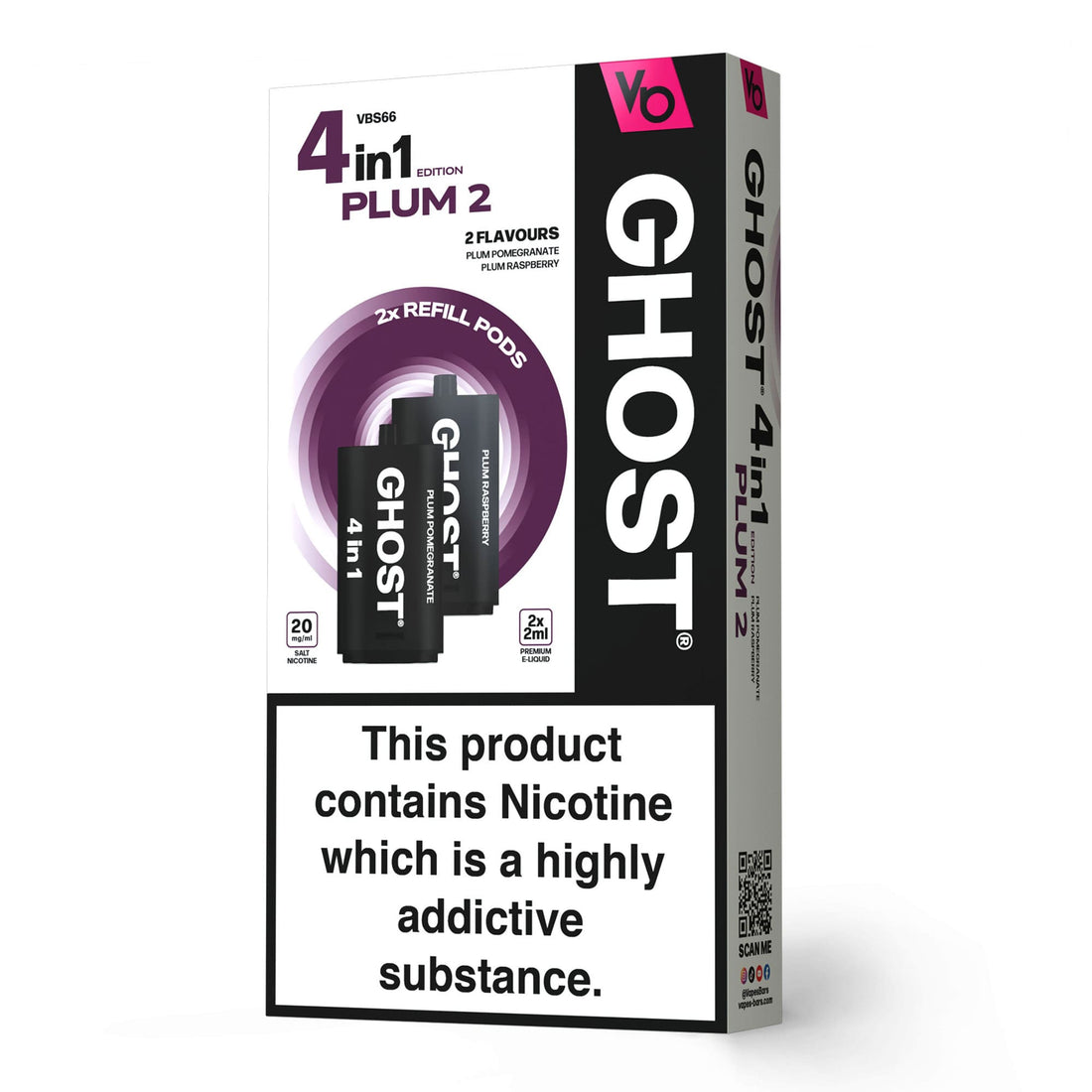 Ghost® VBS66 4in1 Prefilled Pods (20mg)