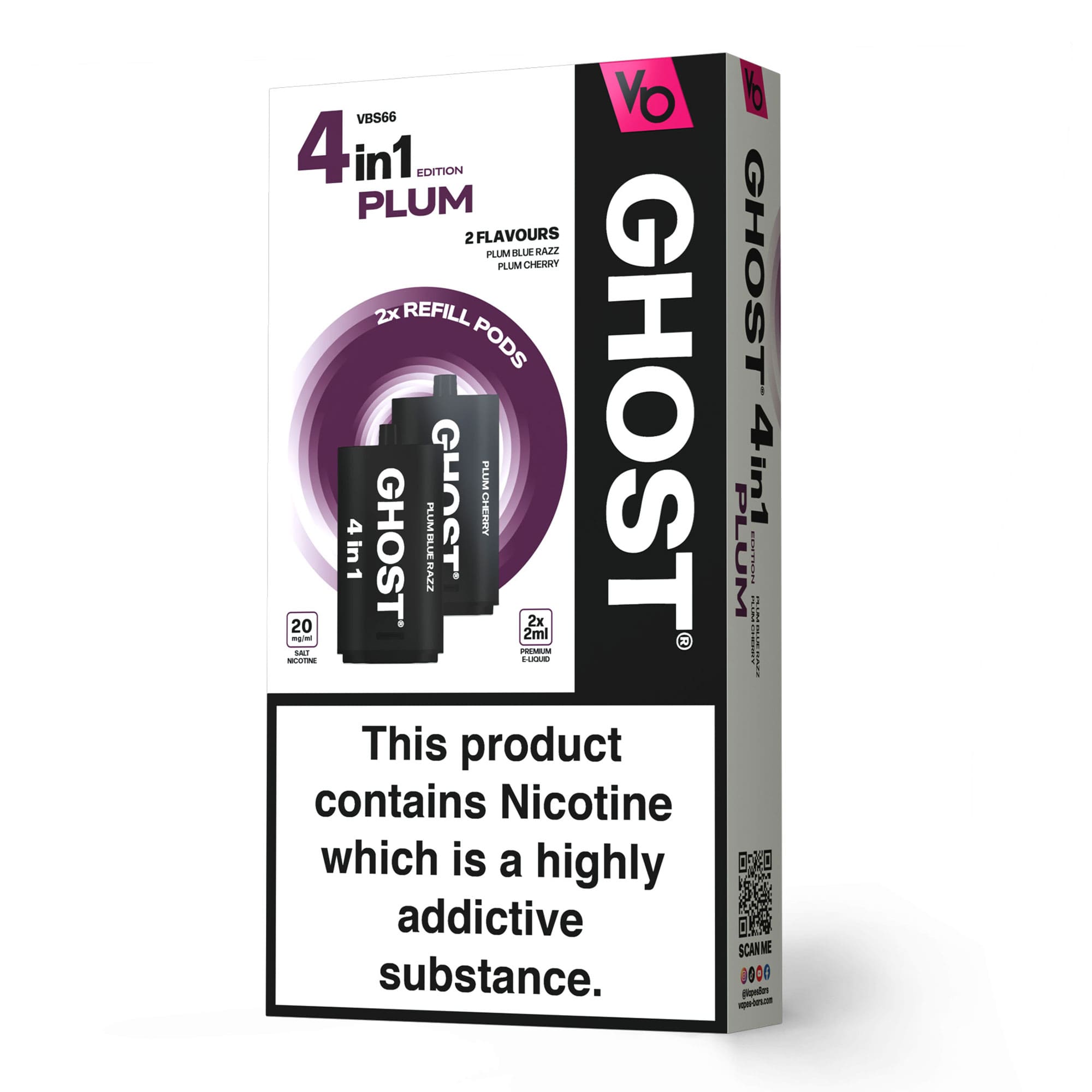 Ghost® VBS66 4in1 Prefilled Pods (20mg)
