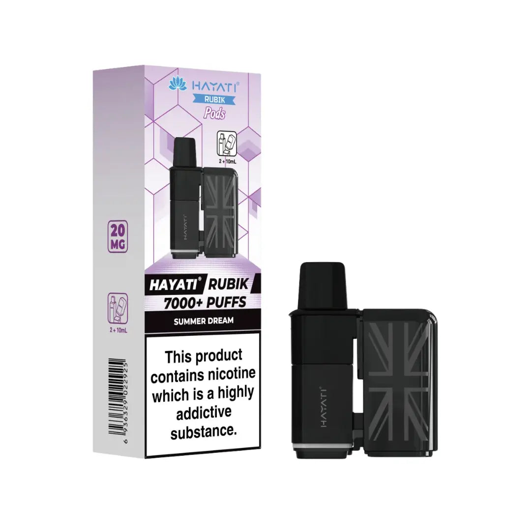 Hayati® Rubik Refillable Pods (20mg)