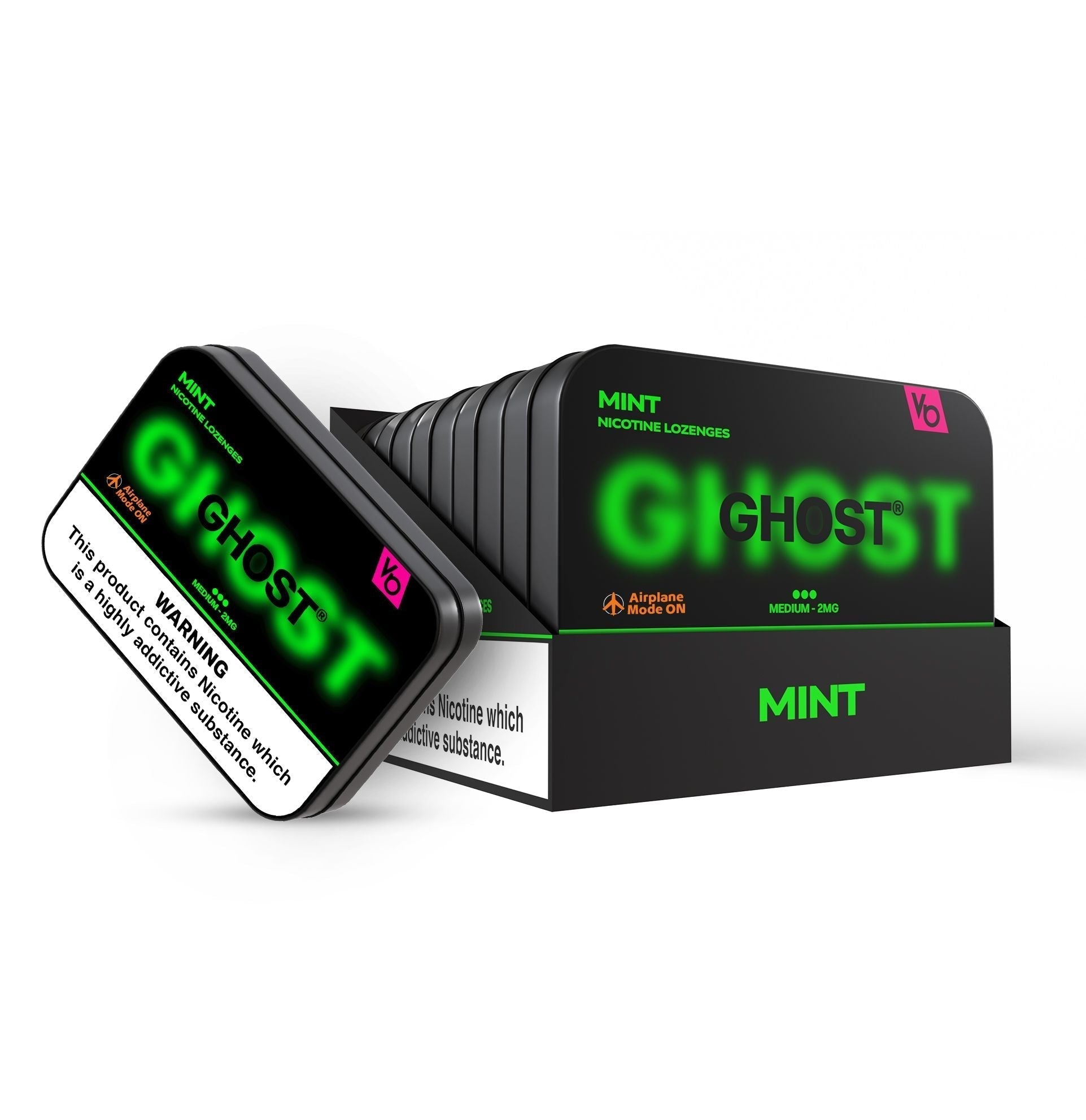 Vapes Bars Ghost Nic Lozenges 2mg
